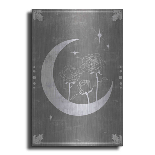 Luxe Metal Art 'Hallowed Moon Collection B' by Grace Popp, Metal Wall Art