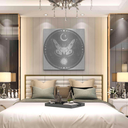 Luxe Metal Art 'Hallowed Moon Collection C' by Grace Popp, Metal Wall Art,36x36