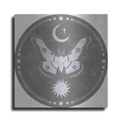 Luxe Metal Art 'Hallowed Moon Collection C' by Grace Popp, Metal Wall Art