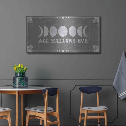 Luxe Metal Art 'Hallowed Moon Collection D' by Grace Popp, Metal Wall Art,48x24