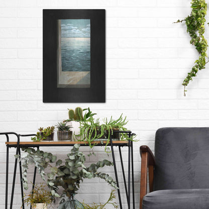 Luxe Metal Art 'Out of the Lighthouse I' by Grace Popp, Metal Wall Art,12x16