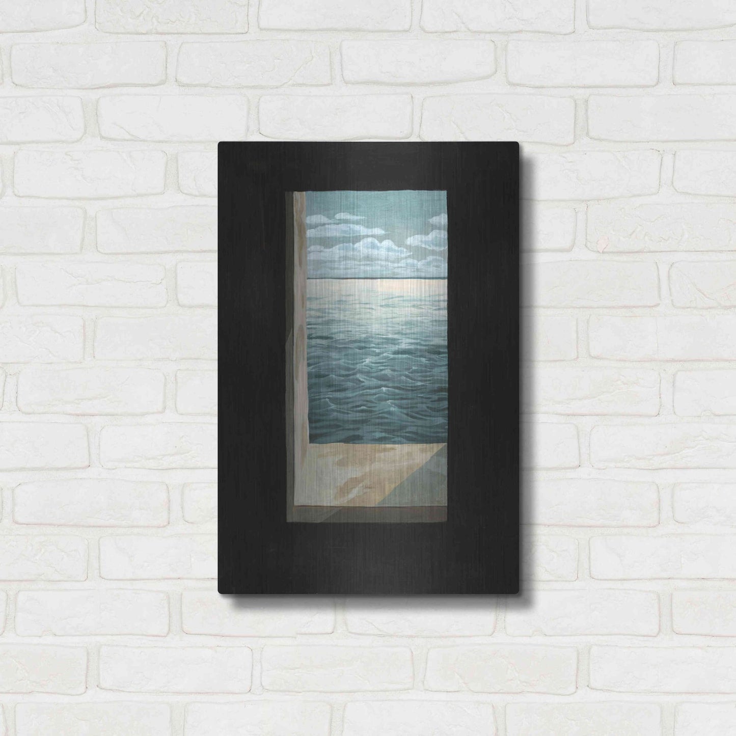 Luxe Metal Art 'Out of the Lighthouse I' by Grace Popp, Metal Wall Art,16x24