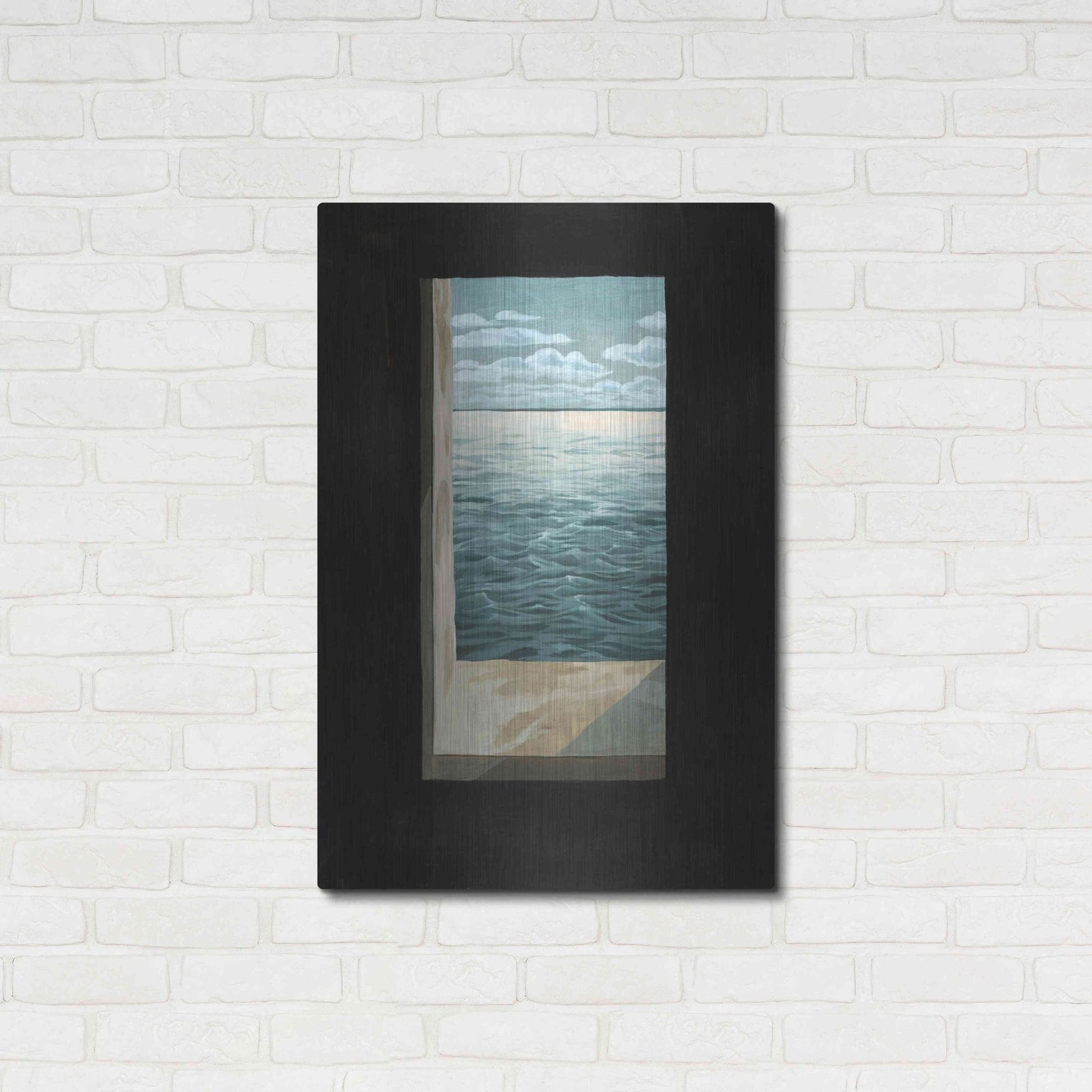 Luxe Metal Art 'Out of the Lighthouse I' by Grace Popp, Metal Wall Art,24x36