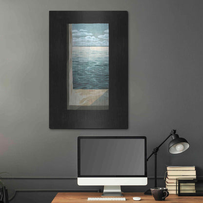 Luxe Metal Art 'Out of the Lighthouse I' by Grace Popp, Metal Wall Art,24x36