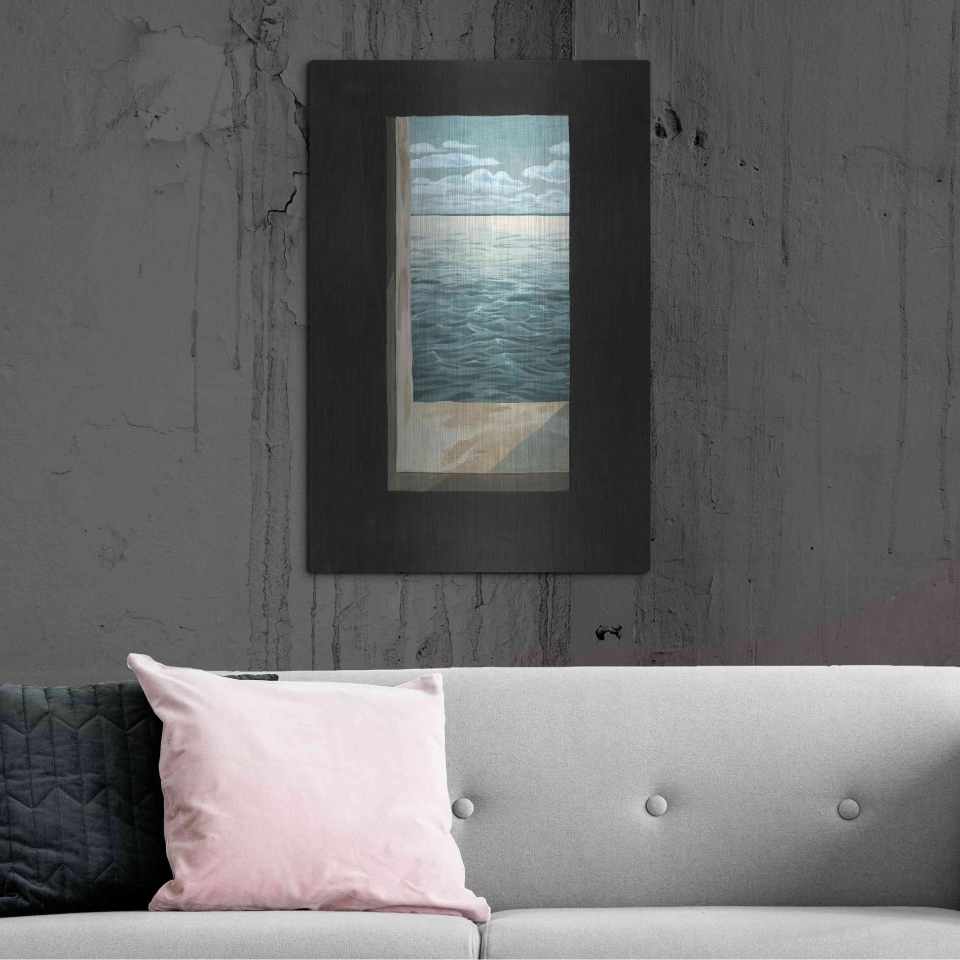 Luxe Metal Art 'Out of the Lighthouse I' by Grace Popp, Metal Wall Art,24x36