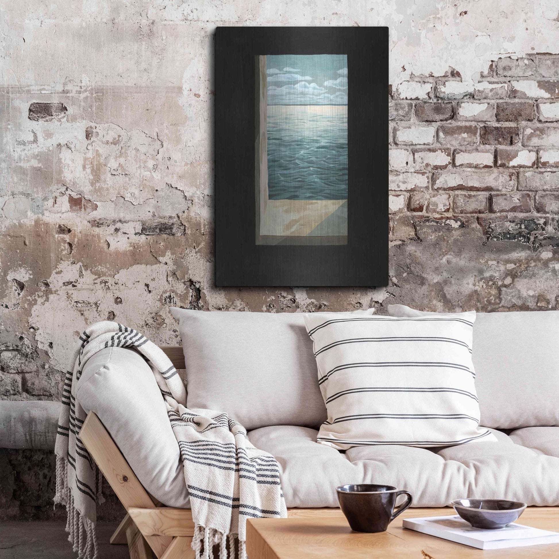 Luxe Metal Art 'Out of the Lighthouse I' by Grace Popp, Metal Wall Art,24x36