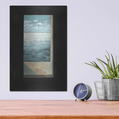 Luxe Metal Art 'Out of the Lighthouse II' by Grace Popp, Metal Wall Art,12x16