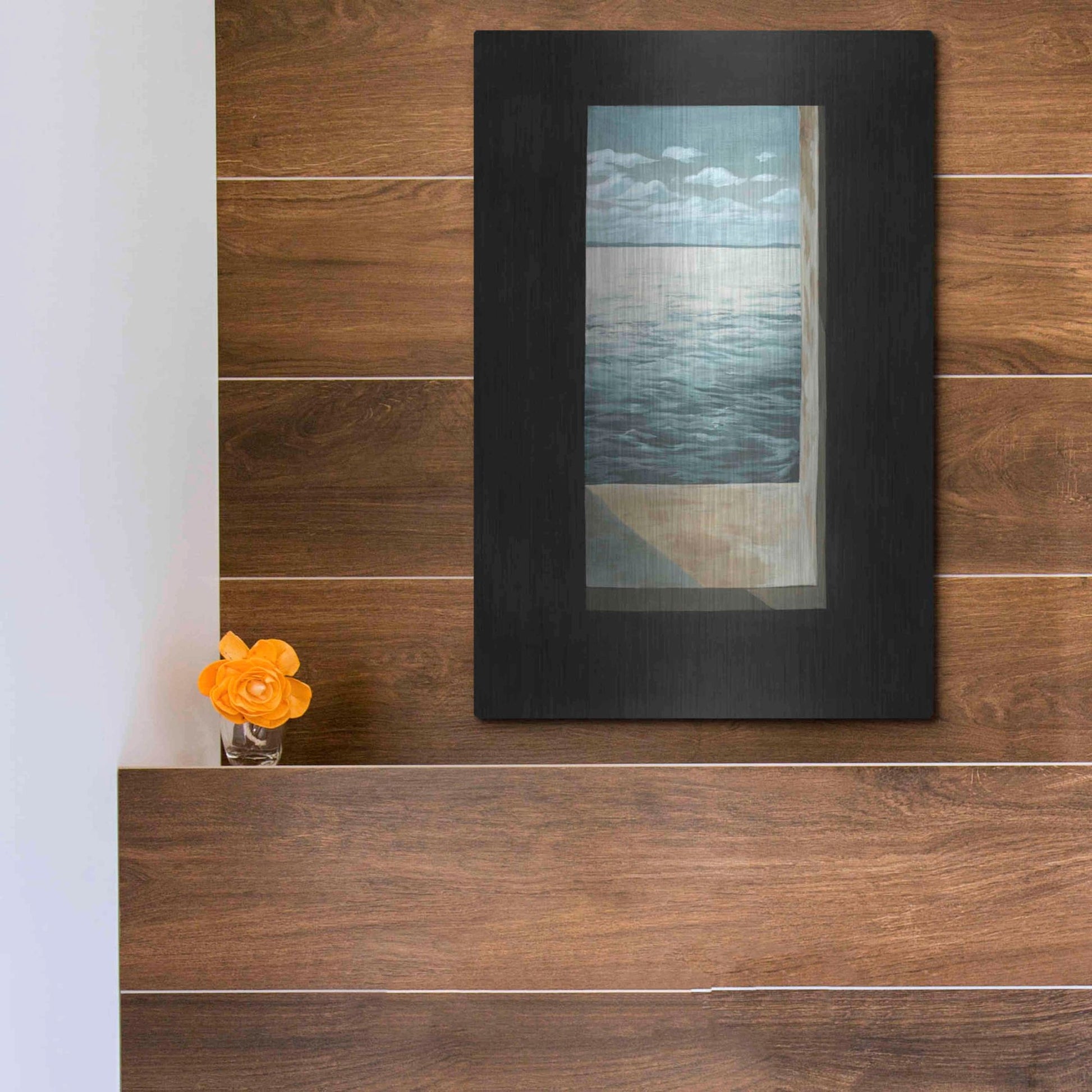 Luxe Metal Art 'Out of the Lighthouse II' by Grace Popp, Metal Wall Art,12x16