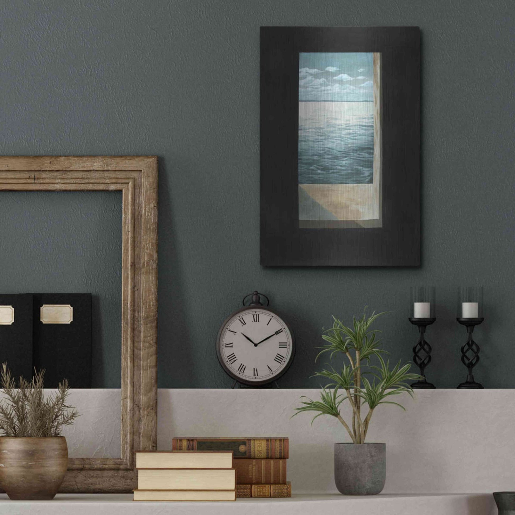 Luxe Metal Art 'Out of the Lighthouse II' by Grace Popp, Metal Wall Art,12x16