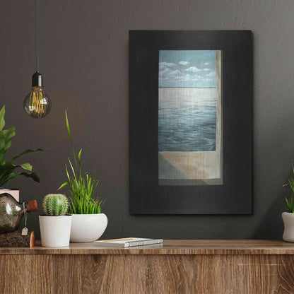 Luxe Metal Art 'Out of the Lighthouse II' by Grace Popp, Metal Wall Art,12x16