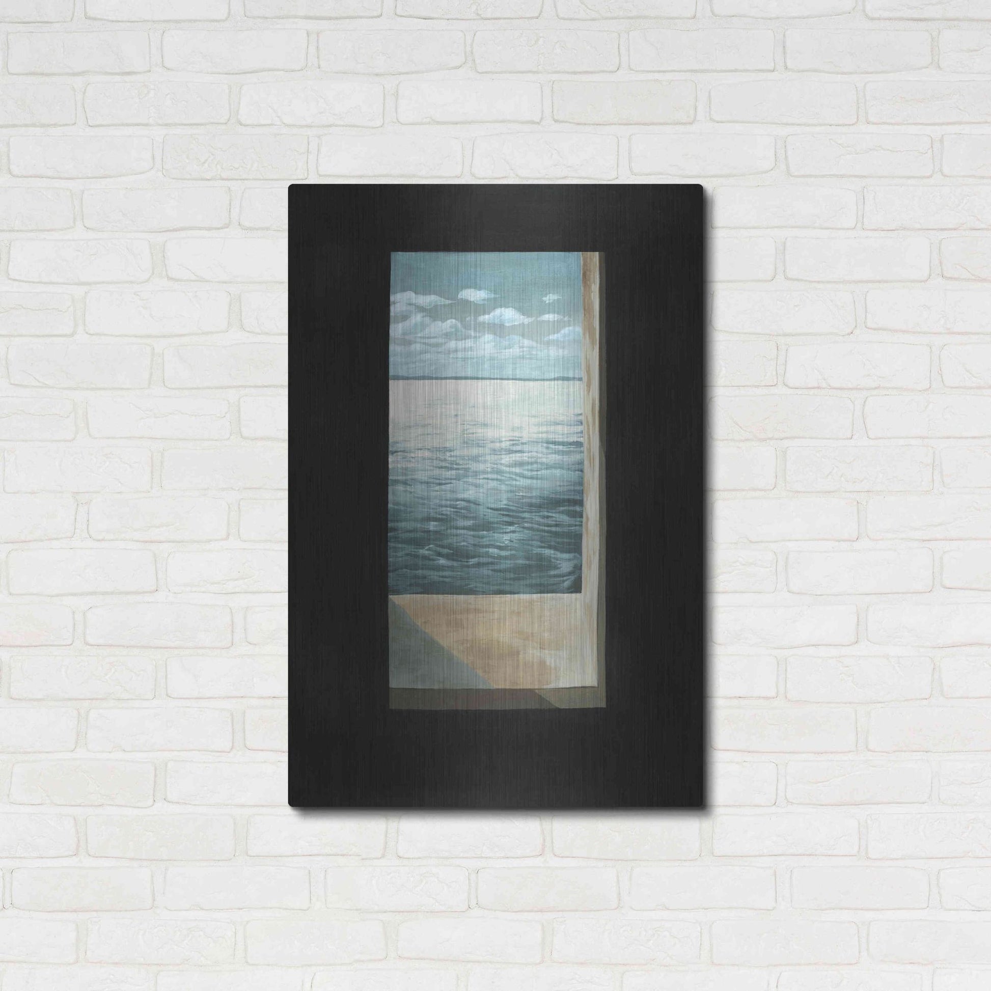 Luxe Metal Art 'Out of the Lighthouse II' by Grace Popp, Metal Wall Art,24x36