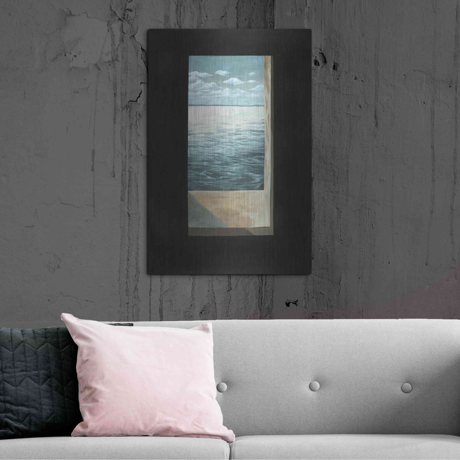 Luxe Metal Art 'Out of the Lighthouse II' by Grace Popp, Metal Wall Art,24x36