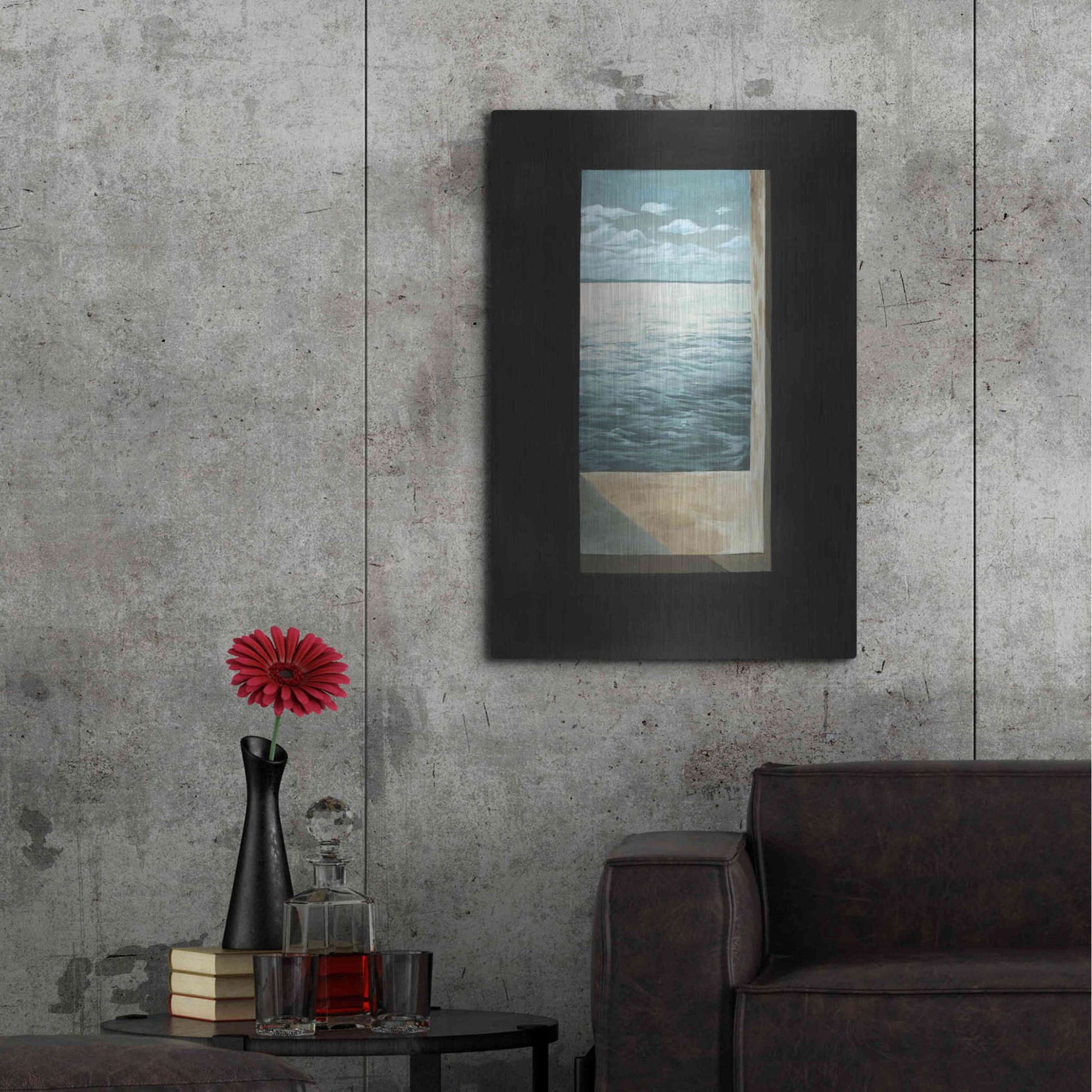 Luxe Metal Art 'Out of the Lighthouse II' by Grace Popp, Metal Wall Art,24x36