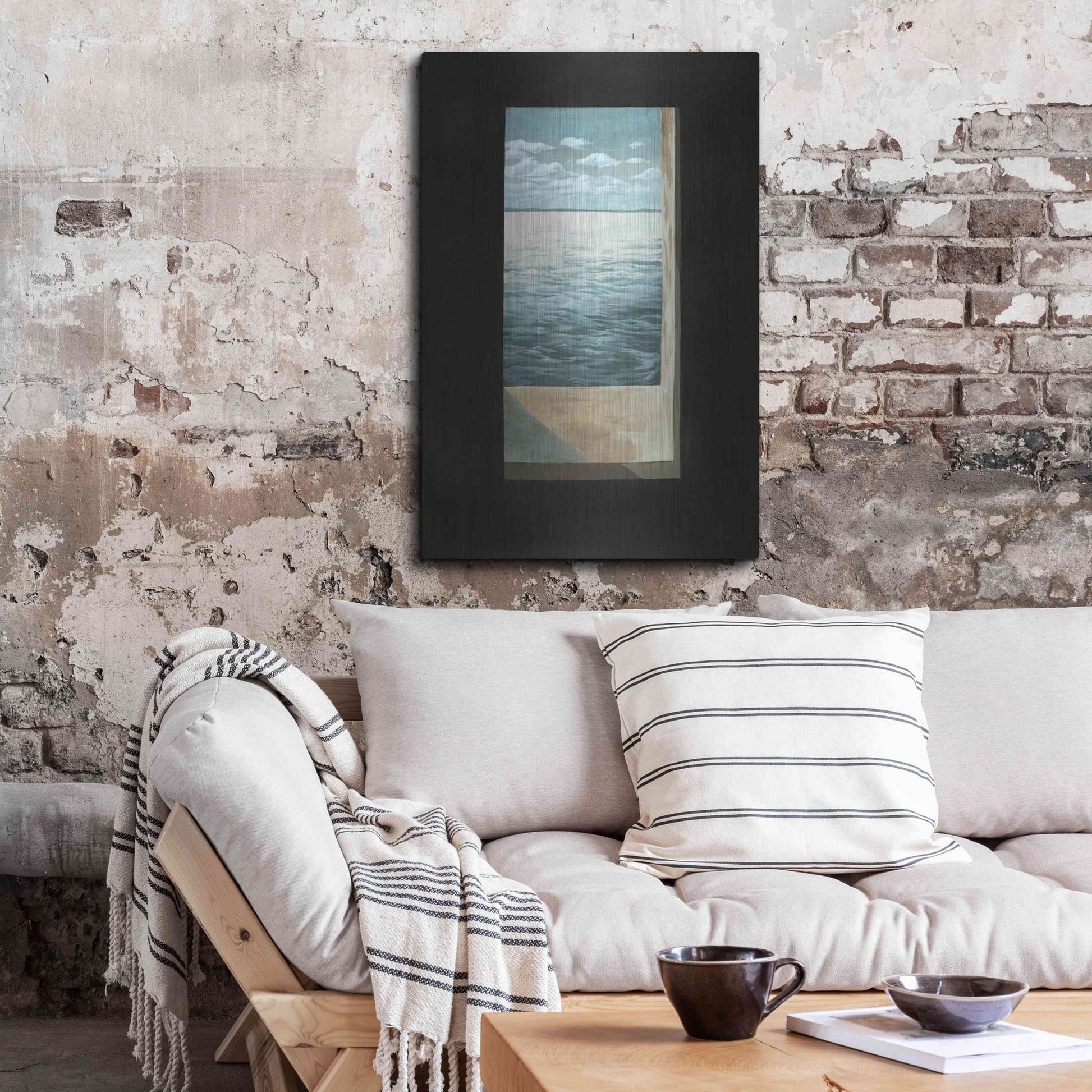 Luxe Metal Art 'Out of the Lighthouse II' by Grace Popp, Metal Wall Art,24x36