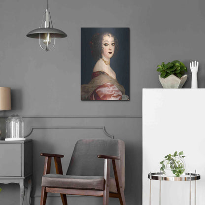 Luxe Metal Art 'Gothic Jane II' by Grace Popp, Metal Wall Art,16x24