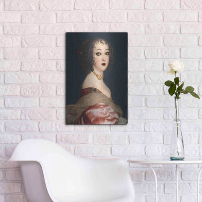 Luxe Metal Art 'Gothic Jane II' by Grace Popp, Metal Wall Art,16x24