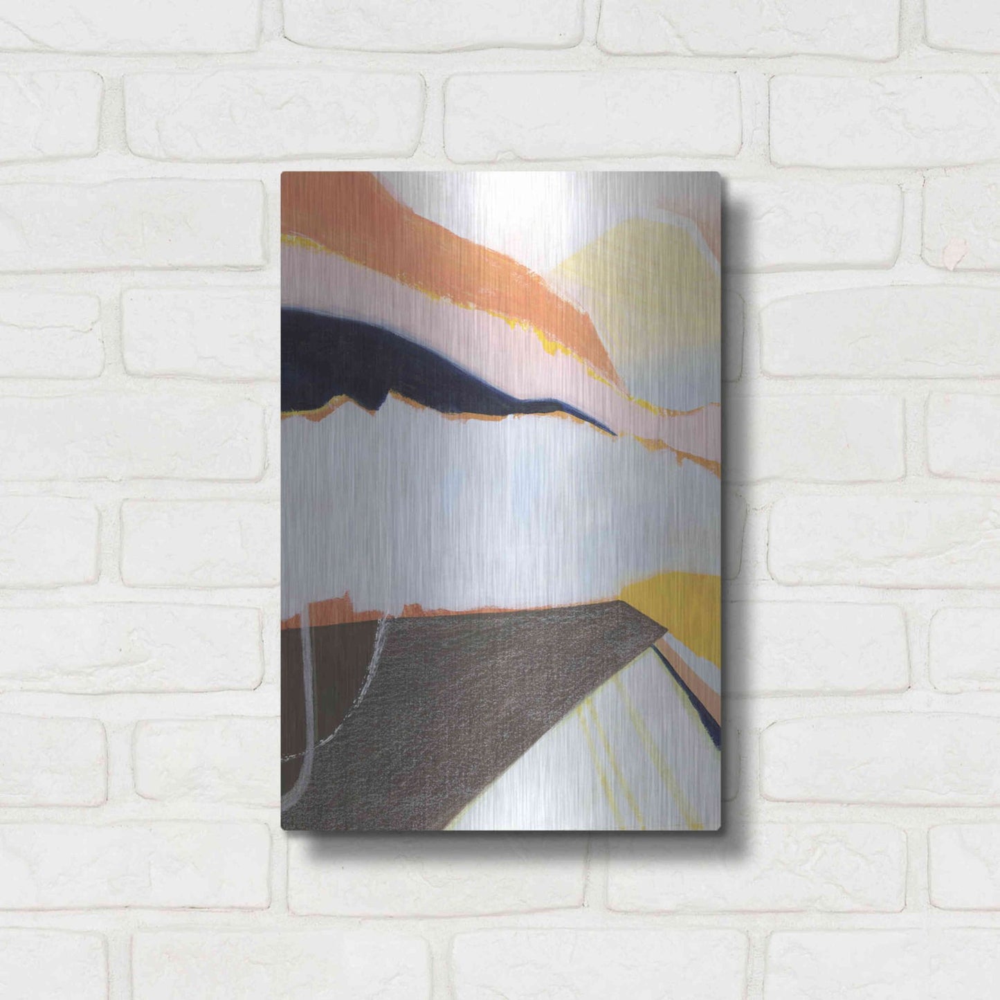 Luxe Metal Art 'Desert Candy I' by Grace Popp, Metal Wall Art,12x16