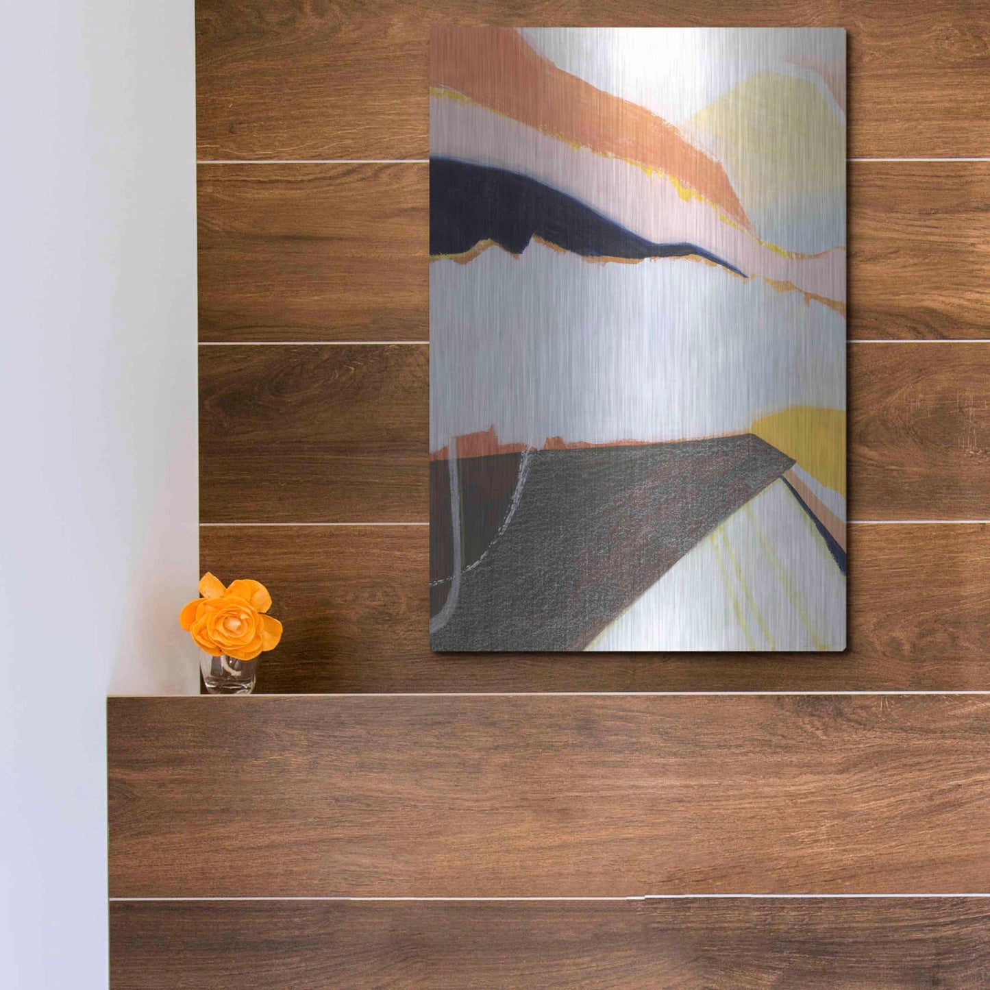 Luxe Metal Art 'Desert Candy I' by Grace Popp, Metal Wall Art,12x16