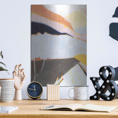 Luxe Metal Art 'Desert Candy I' by Grace Popp, Metal Wall Art,12x16