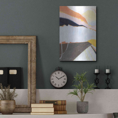 Luxe Metal Art 'Desert Candy I' by Grace Popp, Metal Wall Art,12x16