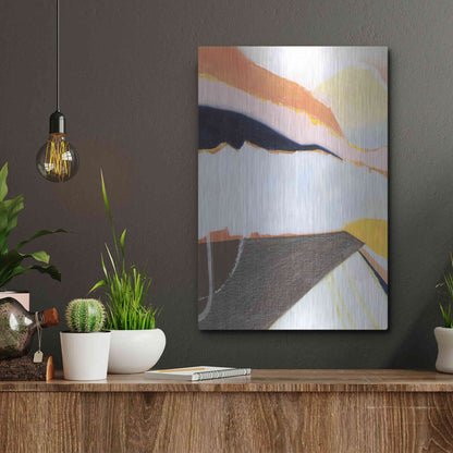 Luxe Metal Art 'Desert Candy I' by Grace Popp, Metal Wall Art,12x16