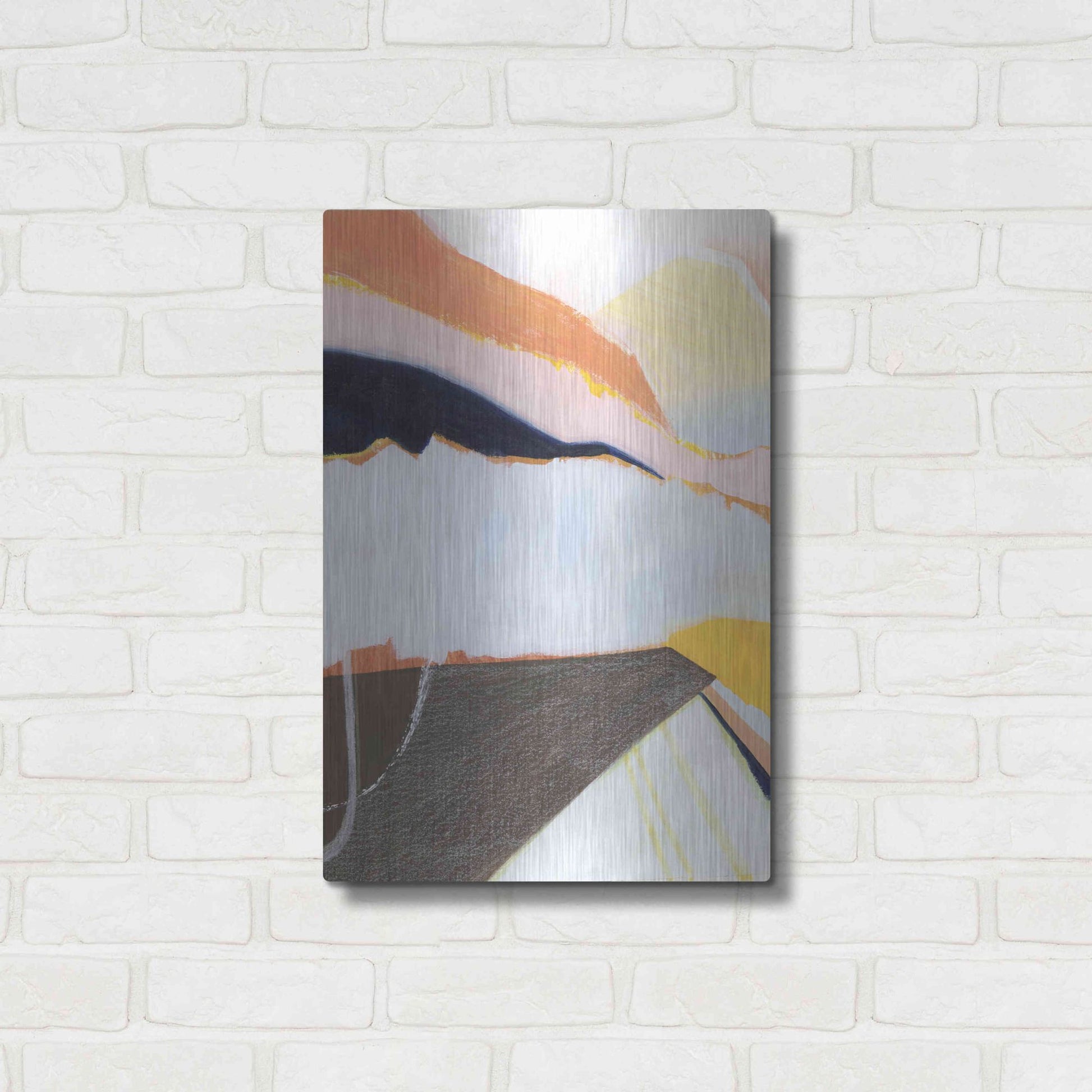 Luxe Metal Art 'Desert Candy I' by Grace Popp, Metal Wall Art,16x24