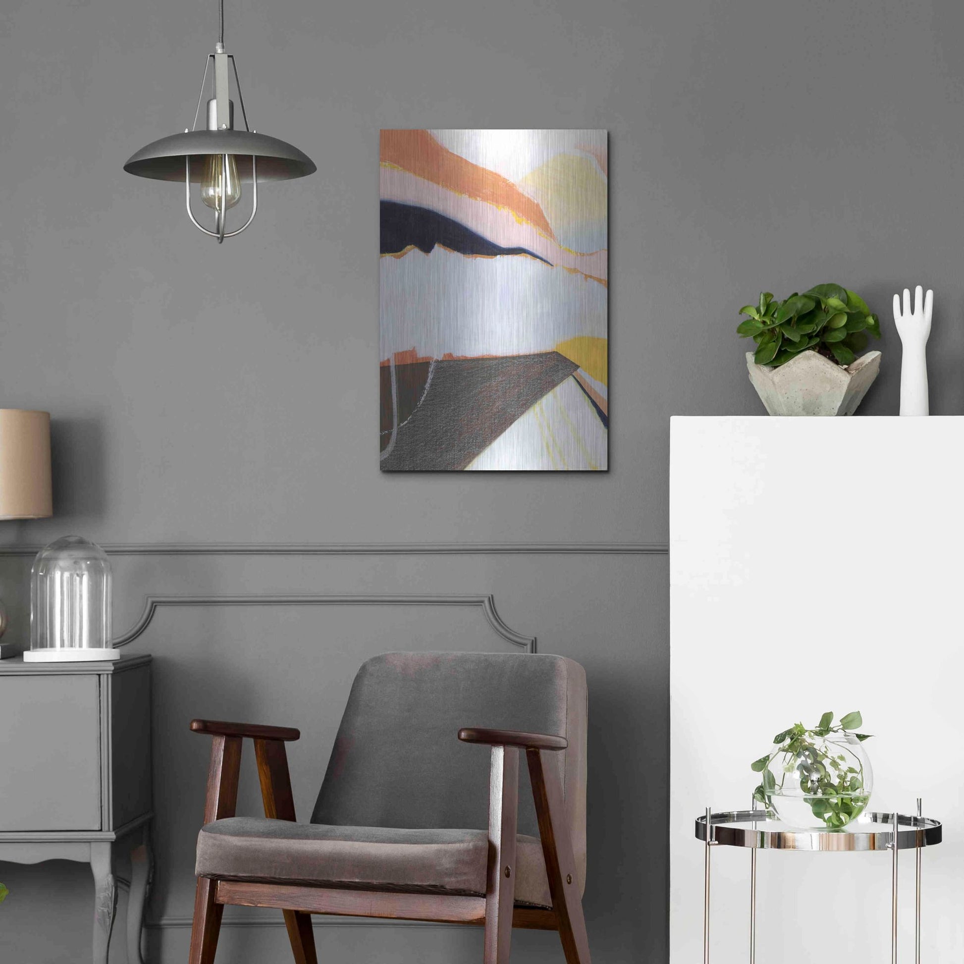 Luxe Metal Art 'Desert Candy I' by Grace Popp, Metal Wall Art,16x24