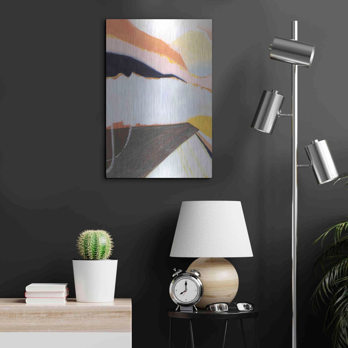 Luxe Metal Art 'Desert Candy I' by Grace Popp, Metal Wall Art,16x24