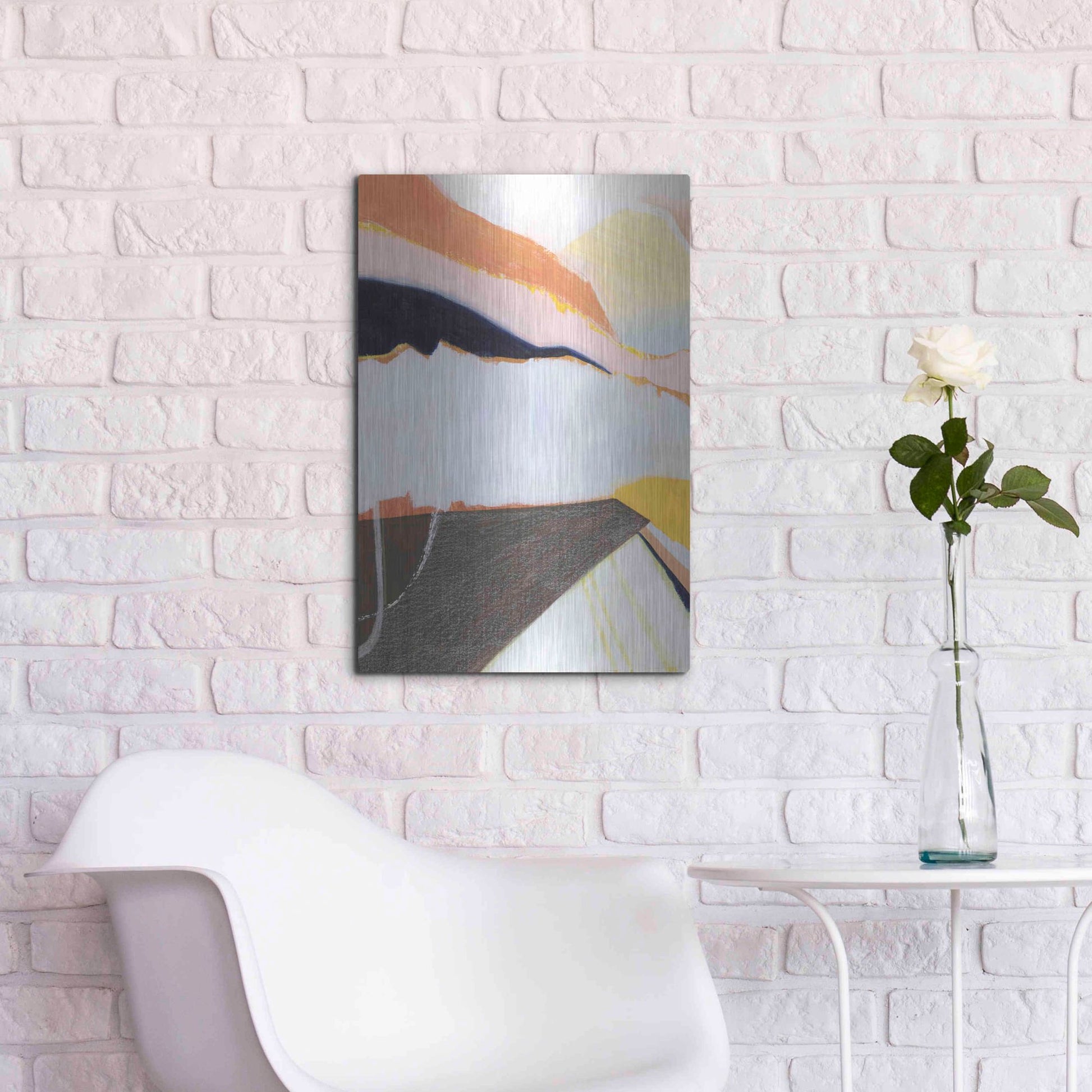 Luxe Metal Art 'Desert Candy I' by Grace Popp, Metal Wall Art,16x24