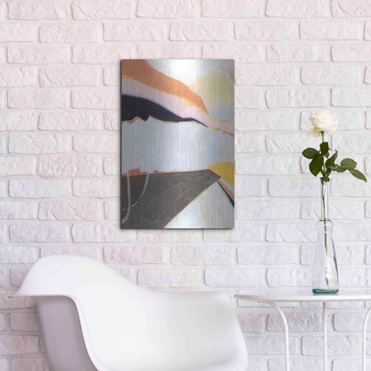 Luxe Metal Art 'Desert Candy I' by Grace Popp, Metal Wall Art,16x24