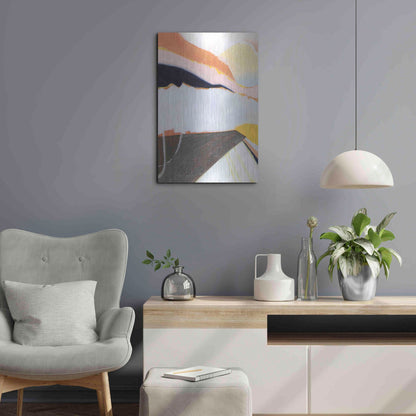 Luxe Metal Art 'Desert Candy I' by Grace Popp, Metal Wall Art,16x24