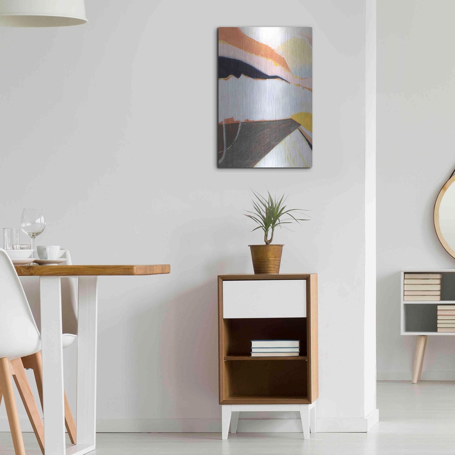 Luxe Metal Art 'Desert Candy I' by Grace Popp, Metal Wall Art,16x24