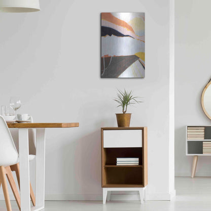 Luxe Metal Art 'Desert Candy I' by Grace Popp, Metal Wall Art,16x24