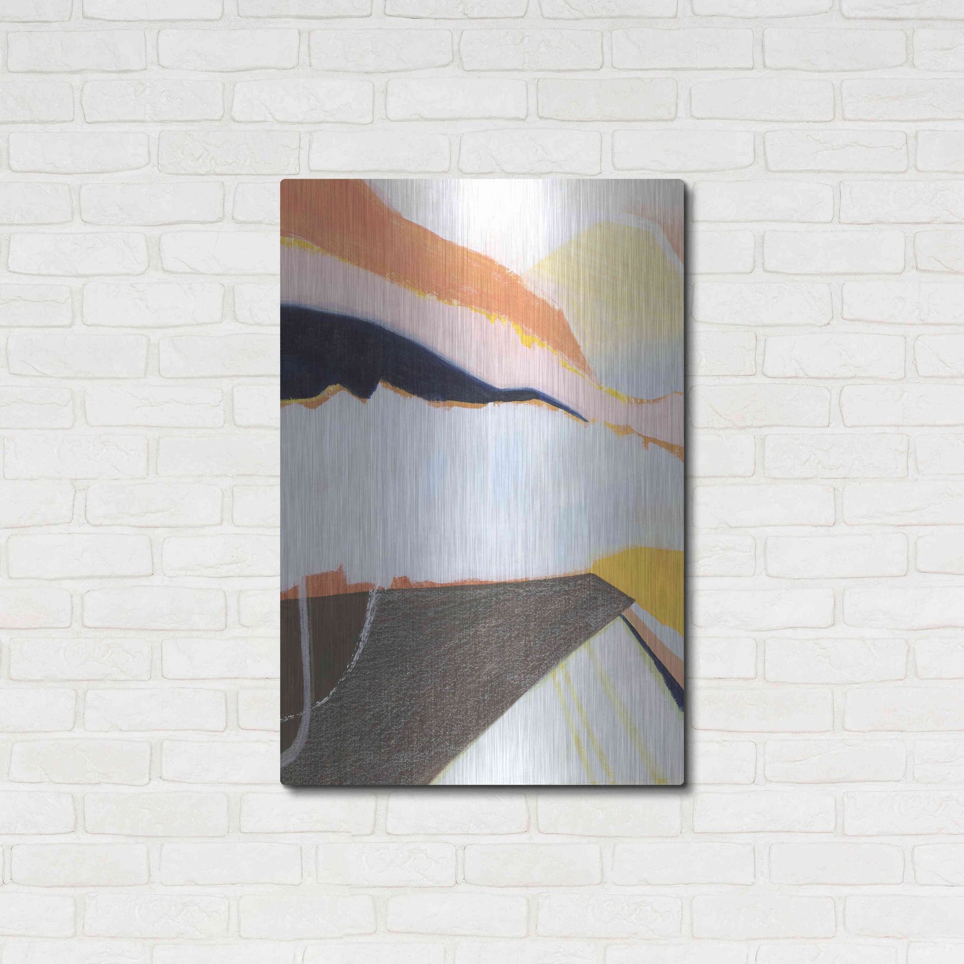 Luxe Metal Art 'Desert Candy I' by Grace Popp, Metal Wall Art,24x36