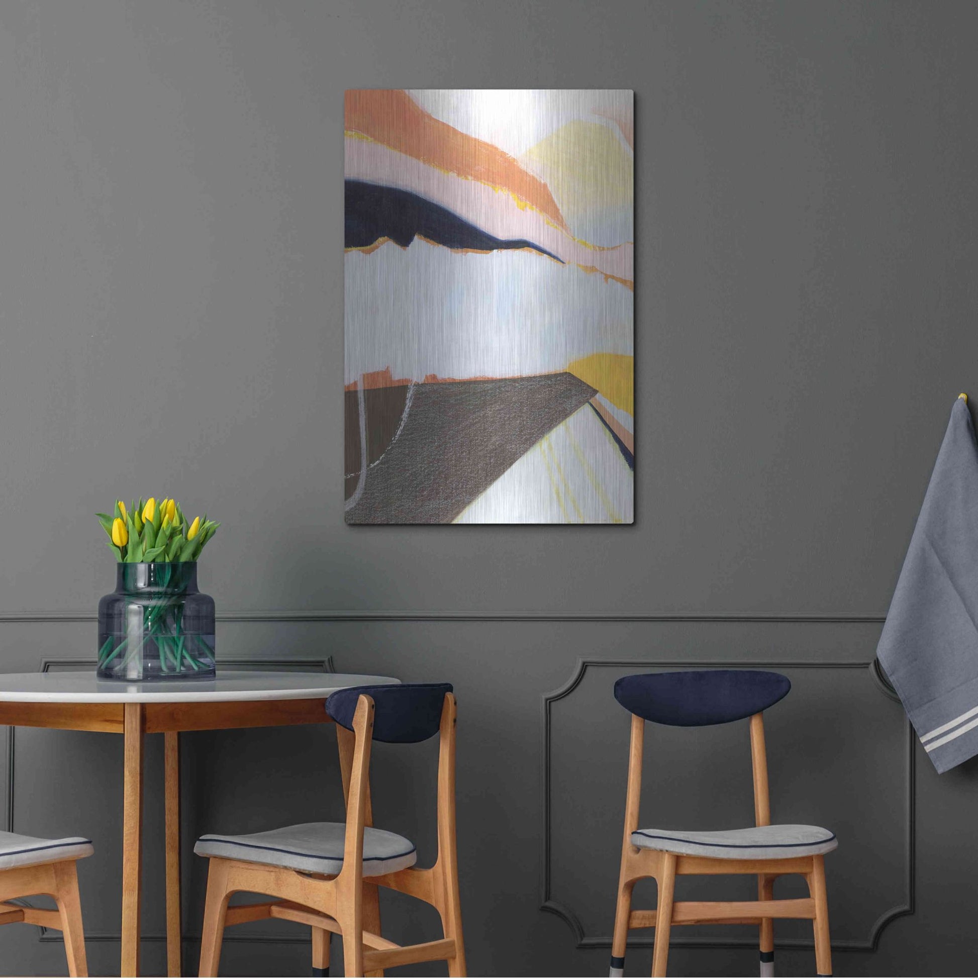 Luxe Metal Art 'Desert Candy I' by Grace Popp, Metal Wall Art,24x36