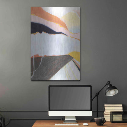 Luxe Metal Art 'Desert Candy I' by Grace Popp, Metal Wall Art,24x36