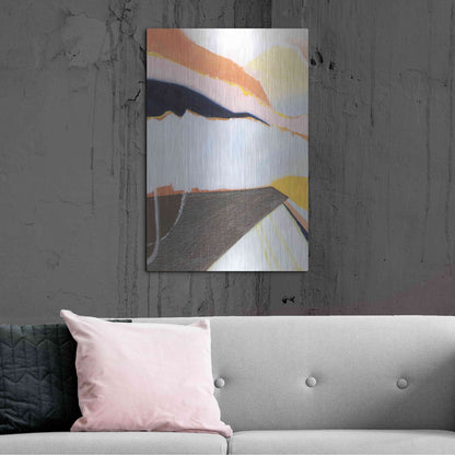 Luxe Metal Art 'Desert Candy I' by Grace Popp, Metal Wall Art,24x36