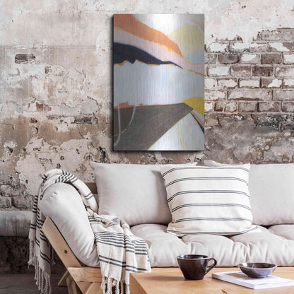 Luxe Metal Art 'Desert Candy I' by Grace Popp, Metal Wall Art,24x36