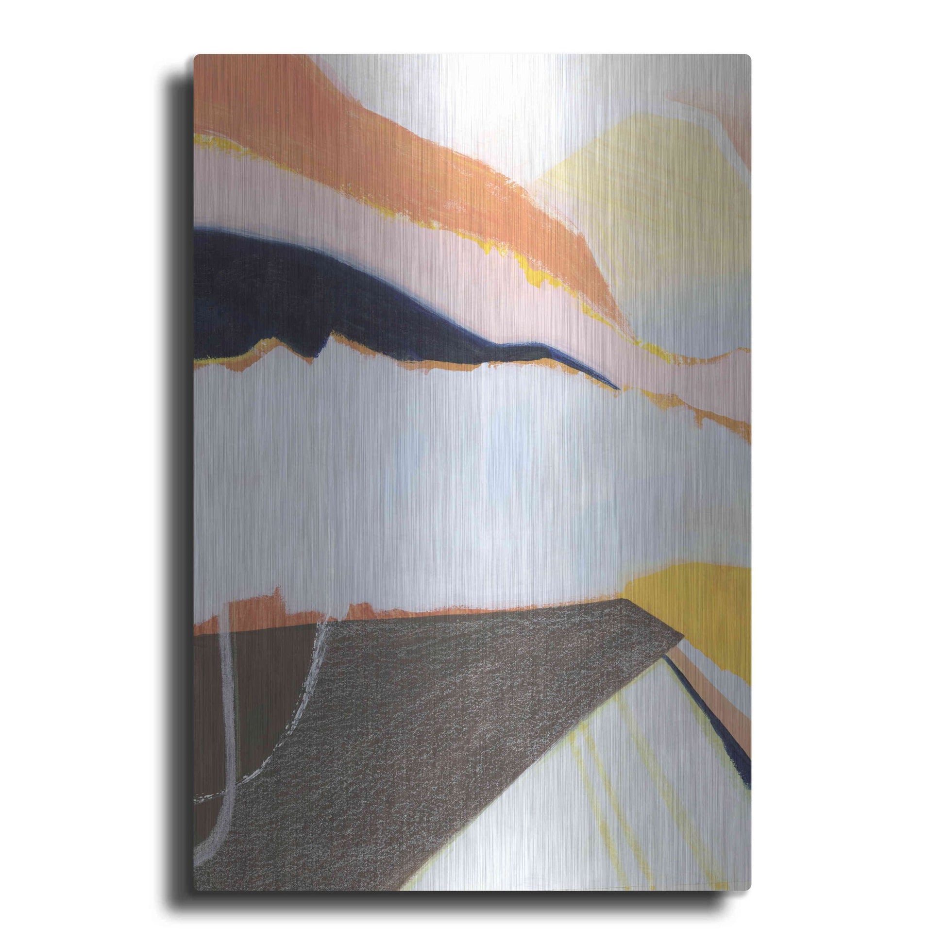 Luxe Metal Art 'Desert Candy I' by Grace Popp, Metal Wall Art