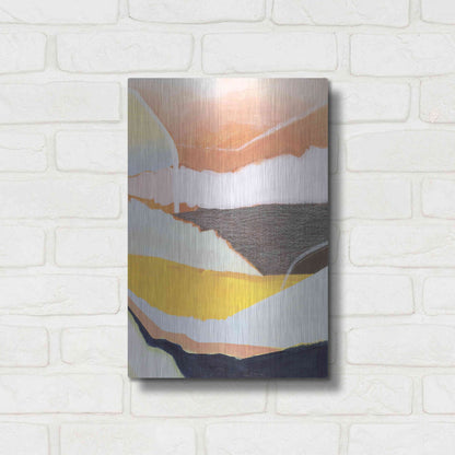 Luxe Metal Art 'Desert Candy II' by Grace Popp, Metal Wall Art,12x16