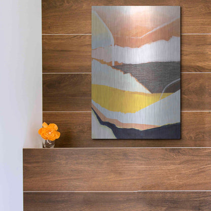 Luxe Metal Art 'Desert Candy II' by Grace Popp, Metal Wall Art,12x16