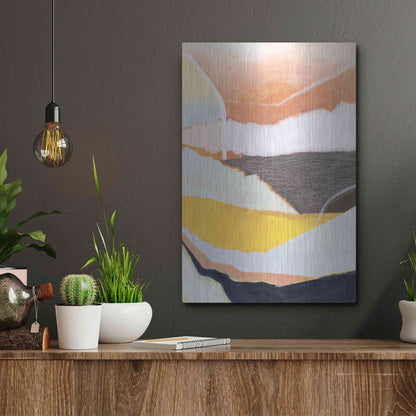 Luxe Metal Art 'Desert Candy II' by Grace Popp, Metal Wall Art,12x16