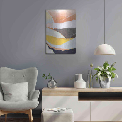 Luxe Metal Art 'Desert Candy II' by Grace Popp, Metal Wall Art,16x24