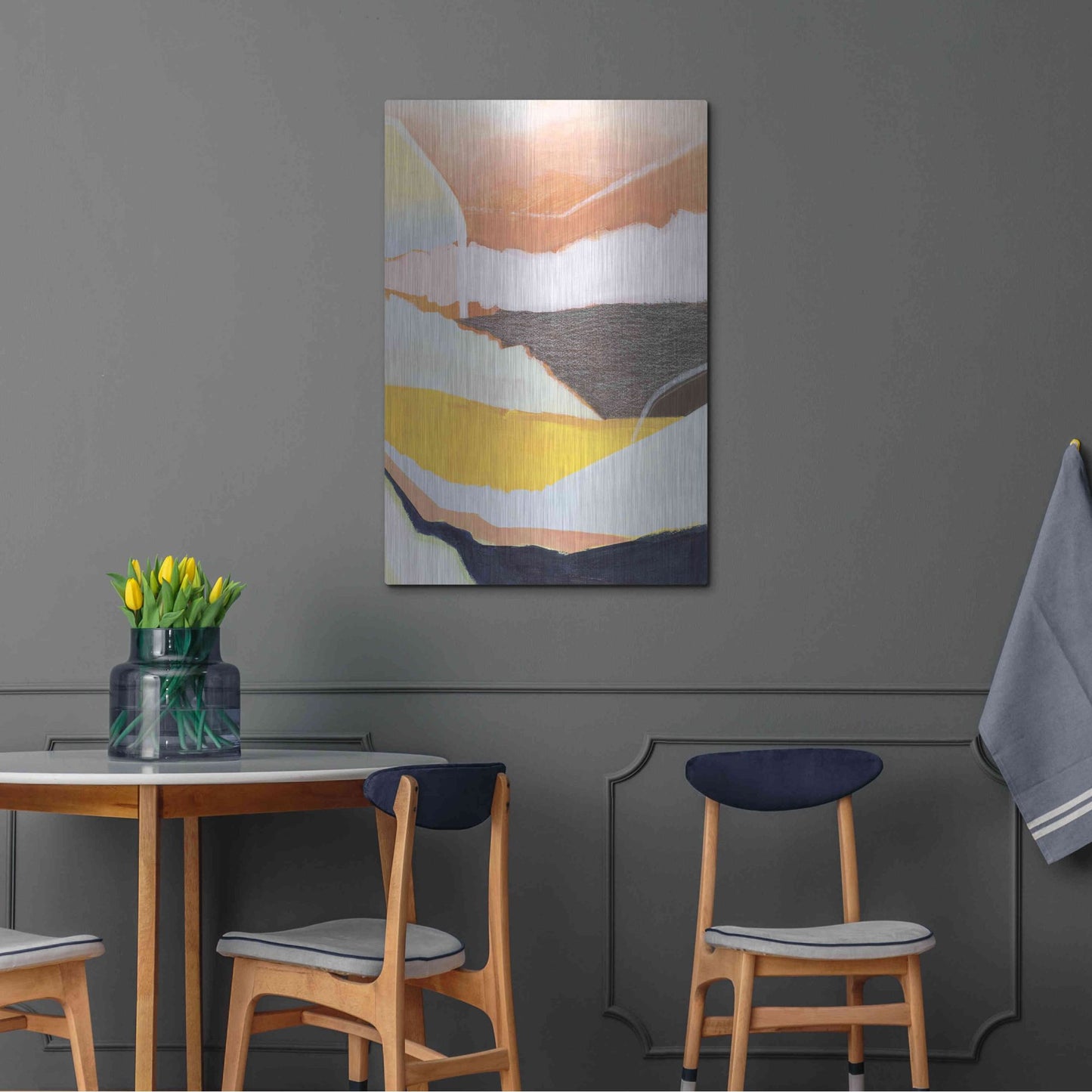 Luxe Metal Art 'Desert Candy II' by Grace Popp, Metal Wall Art,24x36