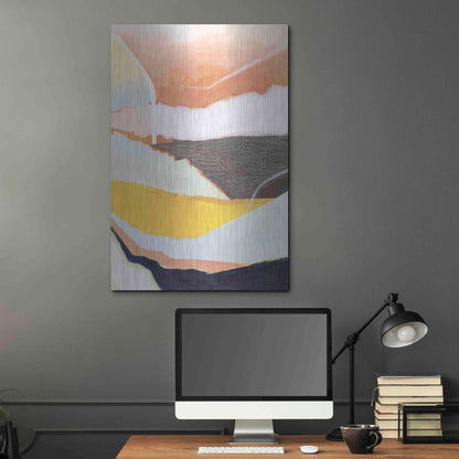 Luxe Metal Art 'Desert Candy II' by Grace Popp, Metal Wall Art,24x36