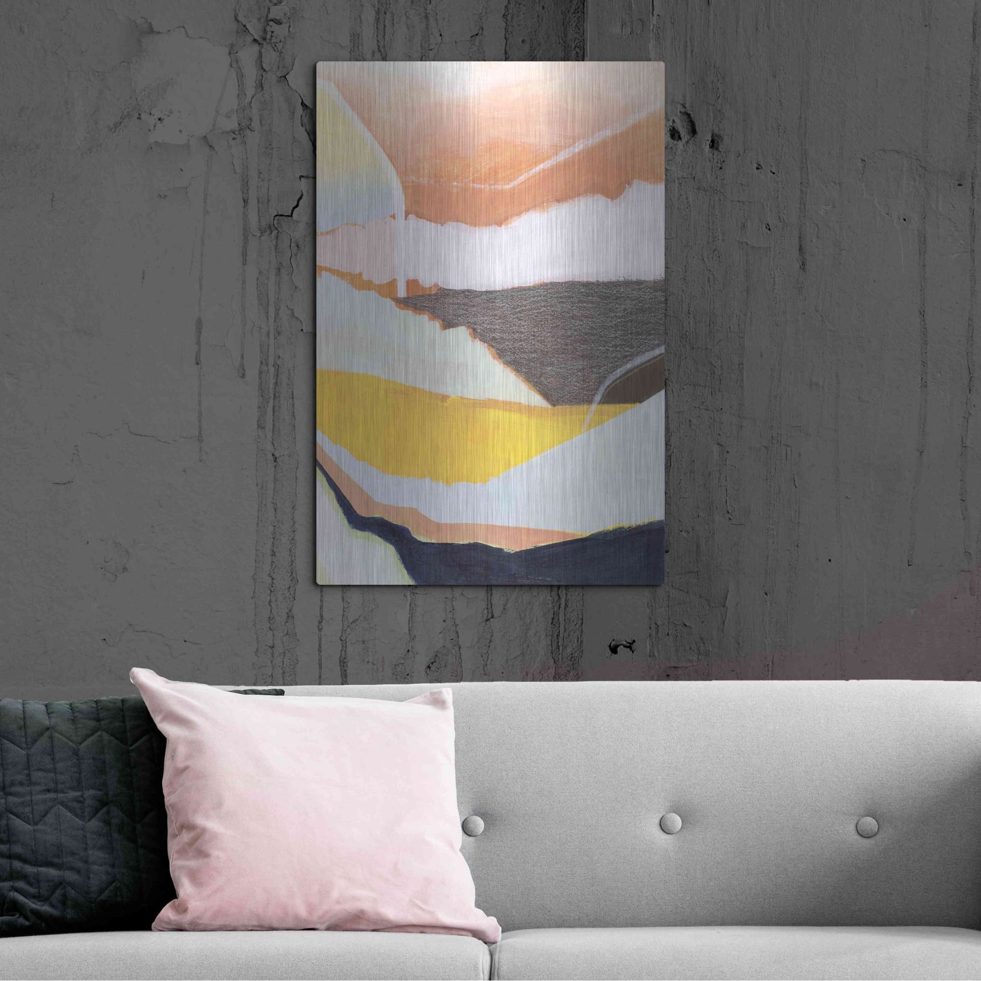 Luxe Metal Art 'Desert Candy II' by Grace Popp, Metal Wall Art,24x36