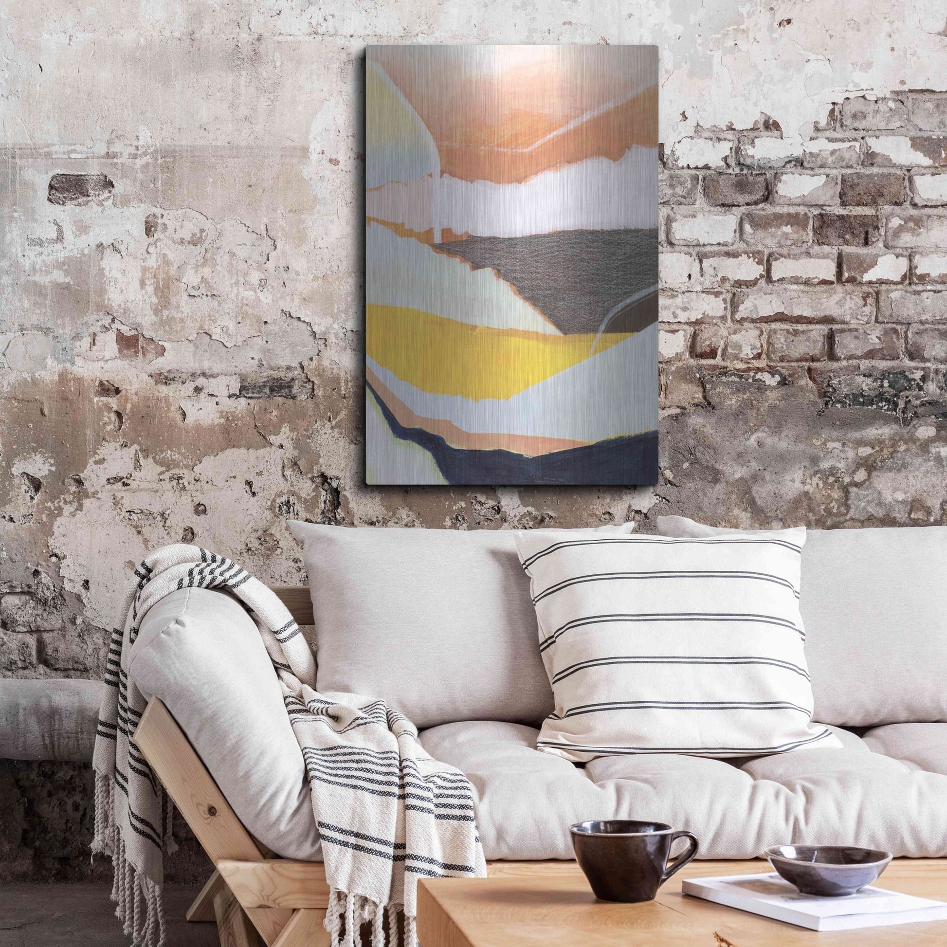 Luxe Metal Art 'Desert Candy II' by Grace Popp, Metal Wall Art,24x36