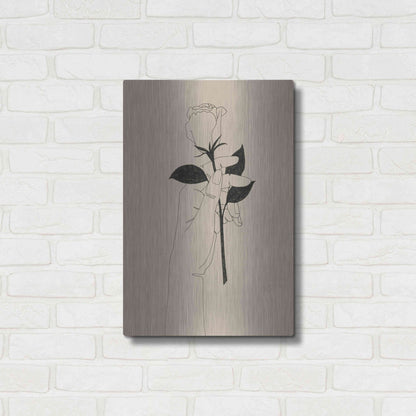 Luxe Metal Art 'You're the One I' by Grace Popp, Metal Wall Art,16x24