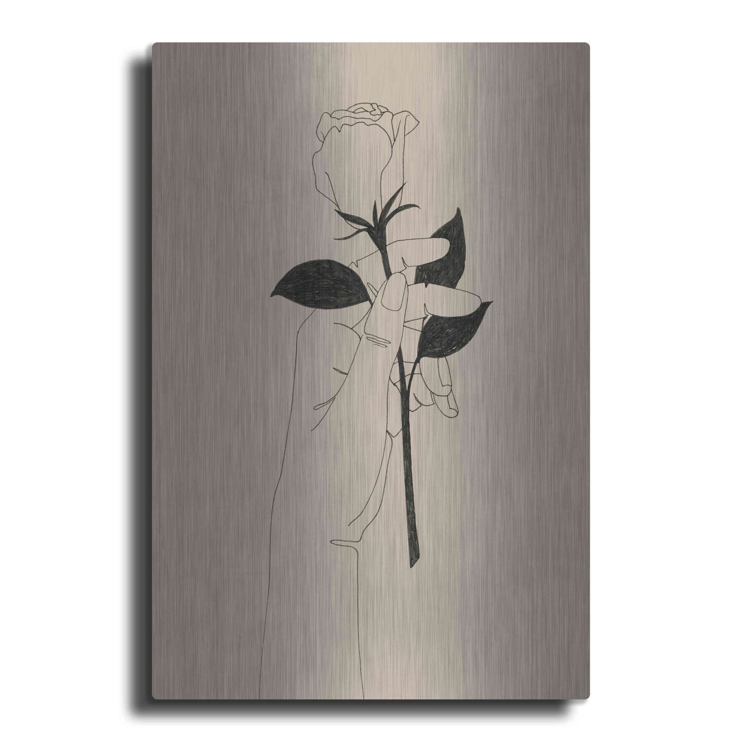 Luxe Metal Art 'You're the One I' by Grace Popp, Metal Wall Art
