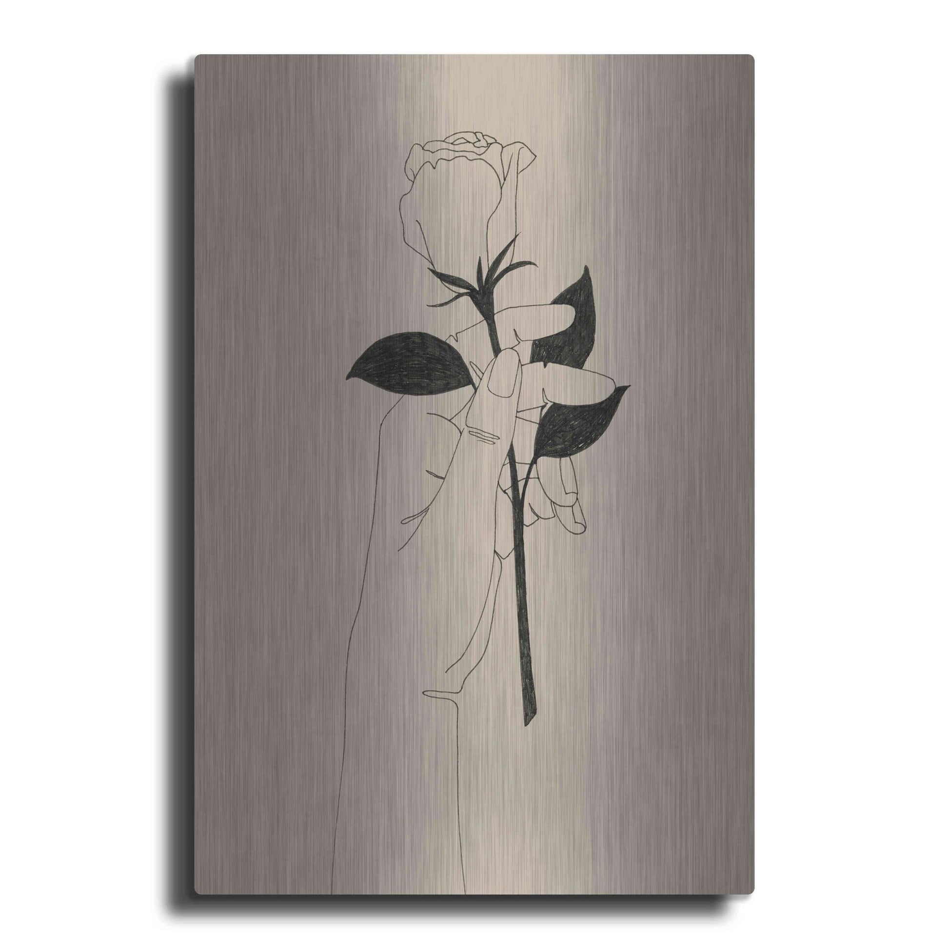 Luxe Metal Art 'You're the One I' by Grace Popp, Metal Wall Art